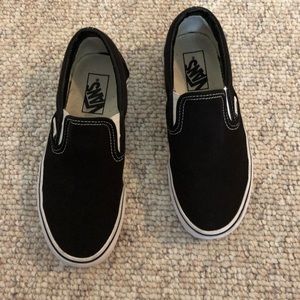 Black Slip On Vans